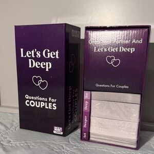 Let's Get Deep Card Game for Couples